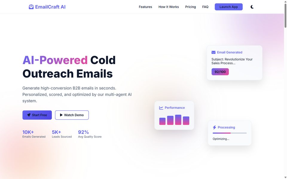 EmailCraft-AI screenshot